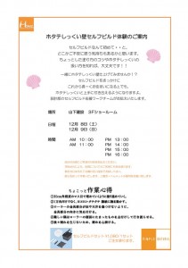 セルフビルド体験のお知らせ_2018.12